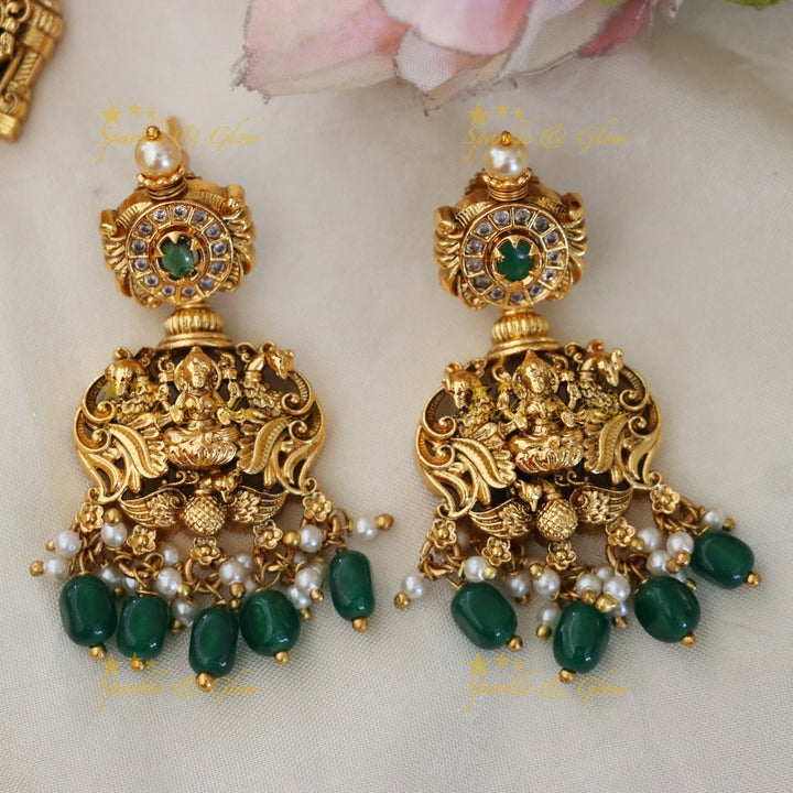 Exquisite Bridal Temple Necklace Set - Perfect for Weddings