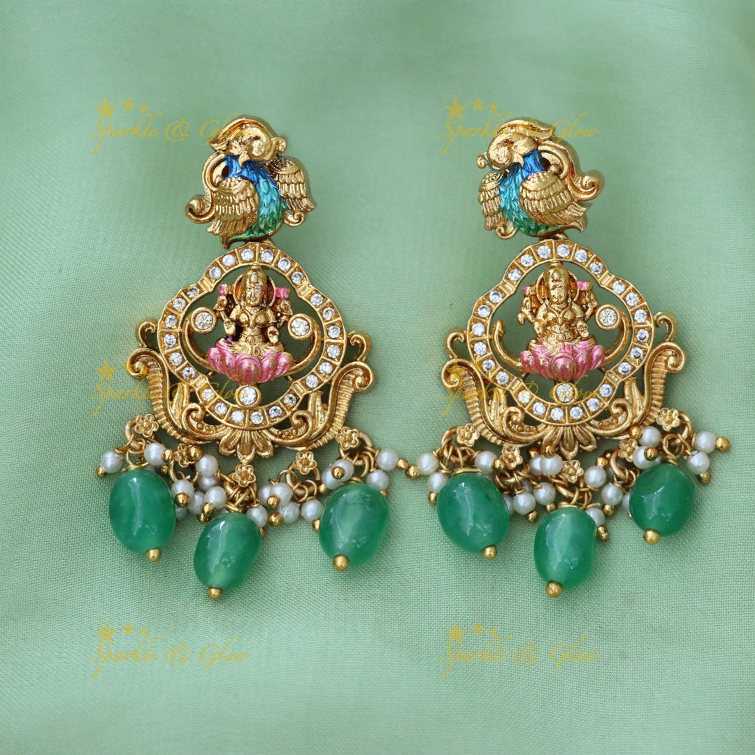 Exquisite Lakshmi Temple Necklace Set for Grand Occasions