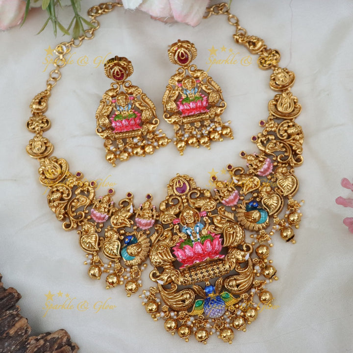 Exquisite Indian Temple Necklace - Perfect for Celebrations