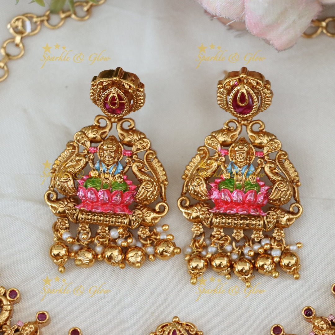 Exquisite Indian Temple Necklace - Perfect for Celebrations