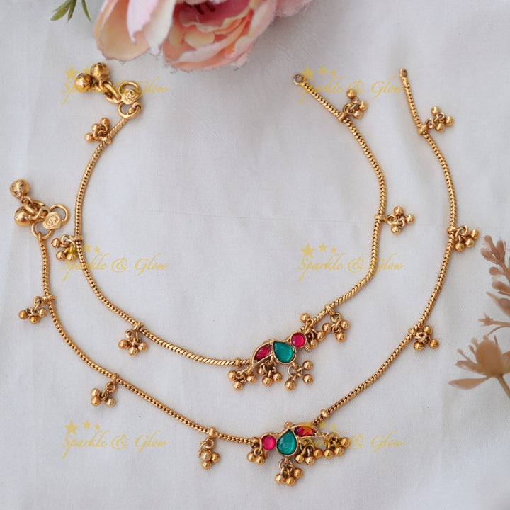 Exquisite Gold Parrot Anklet - Perfect for Weddings