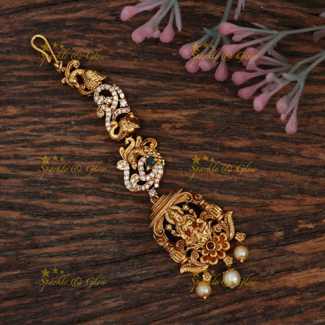 Exquisite Gold-Plated Maangtikka for Festive Glamour