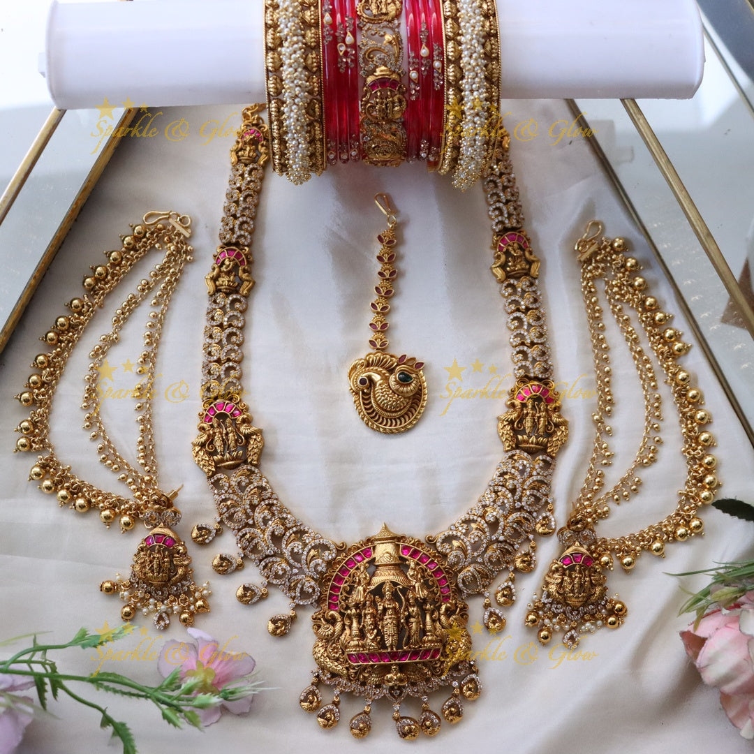 Exquisite Lakshmi Bridal Temple Jewellery Collection