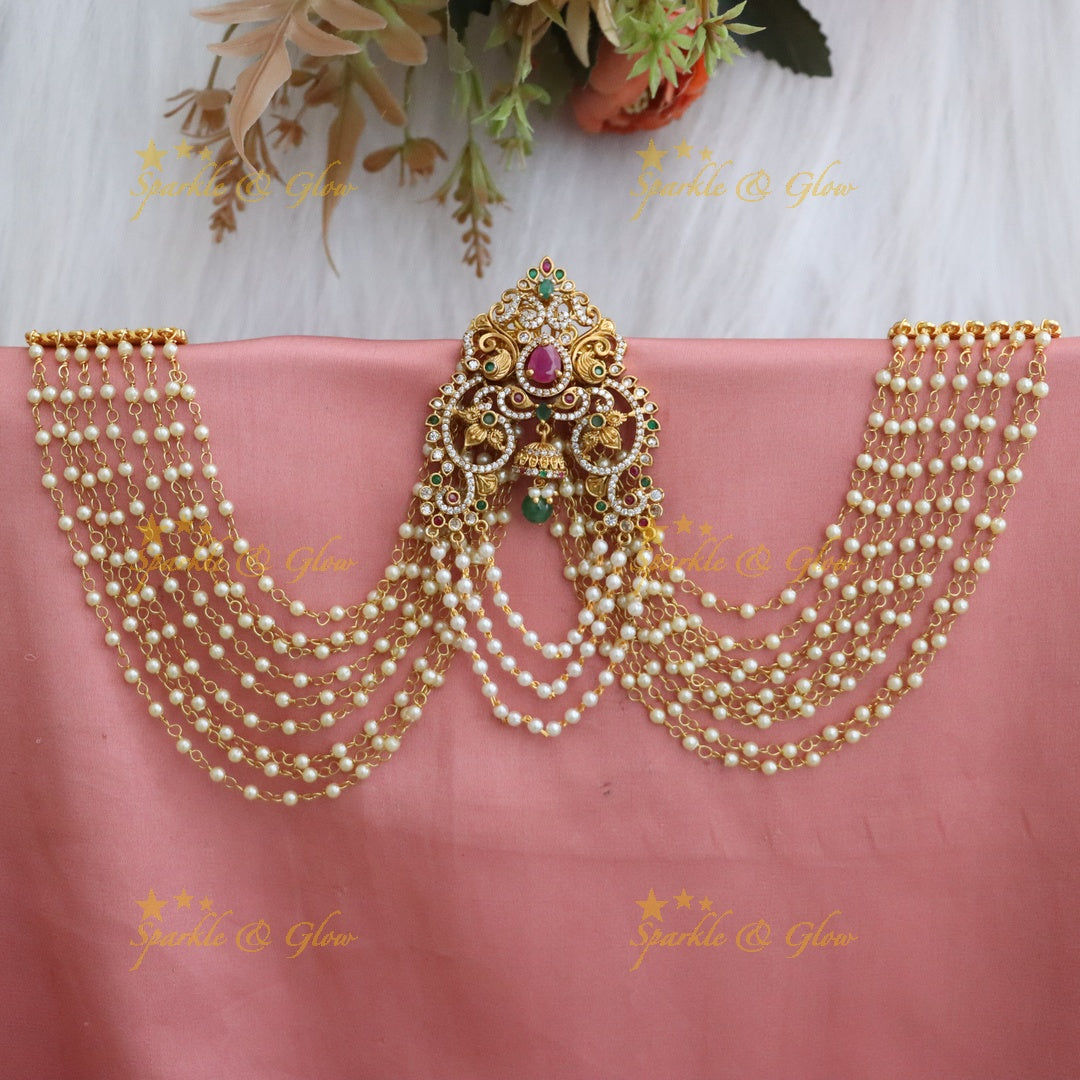 Exquisite Pearl & Jadabilla Hair Accessory