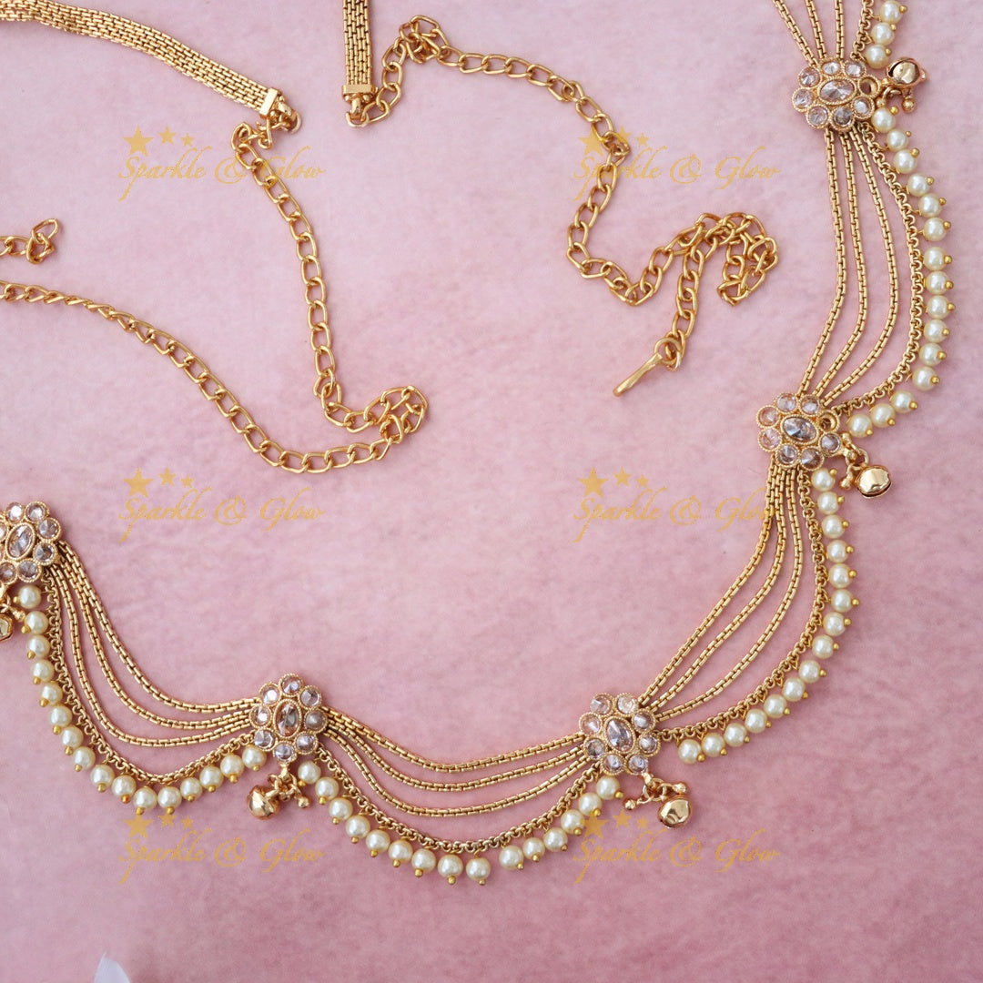 Gold-Plated Hip Chain - Perfect for Weddings & Festivals