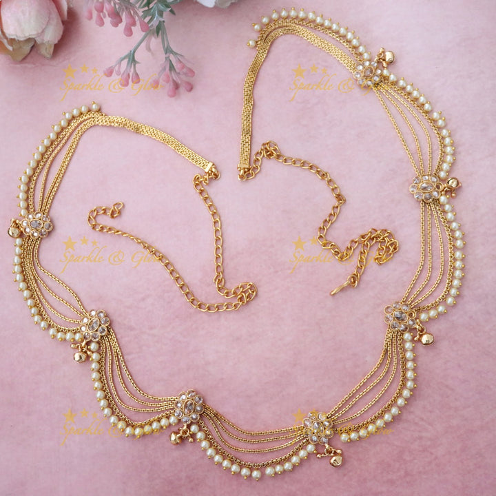 Gold-Plated Hip Chain - Perfect for Weddings & Festivals