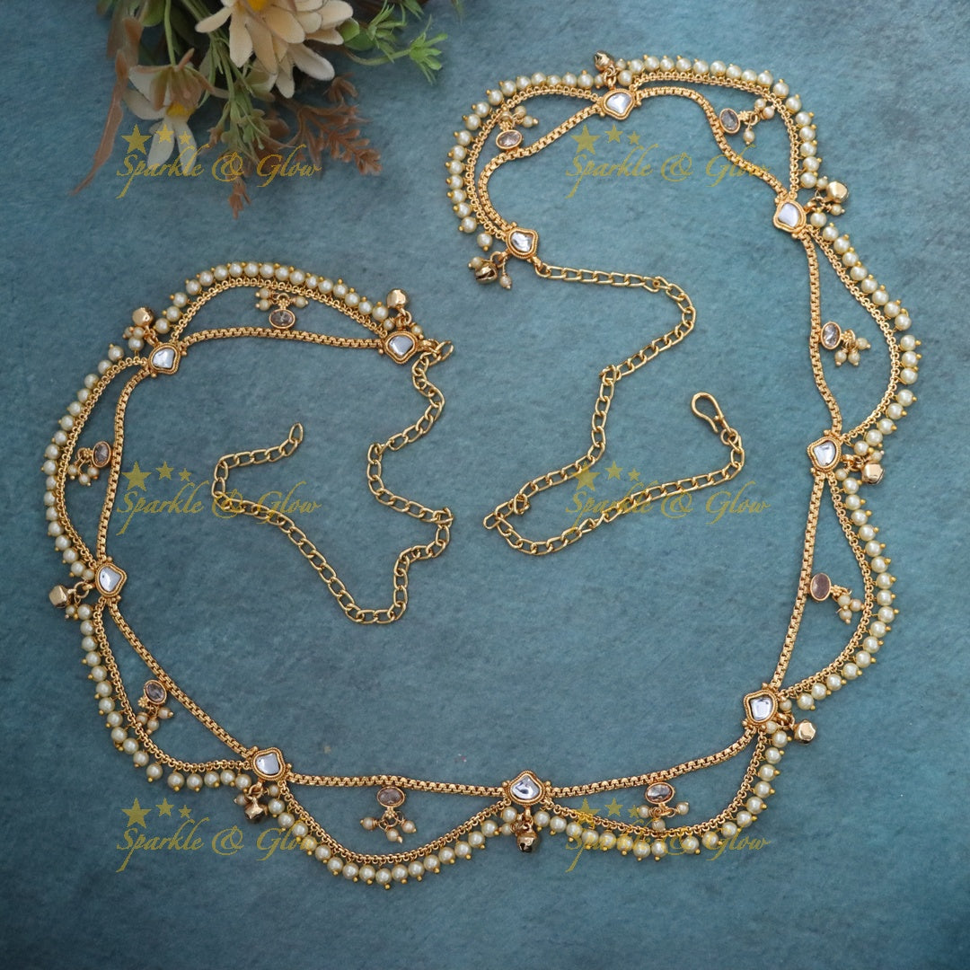 Elevate Your Bridal Look with a Gold Hip Chain