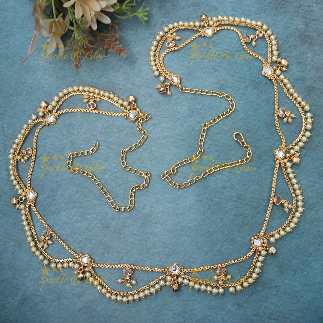 Elevate Your Bridal Look with a Gold Hip Chain