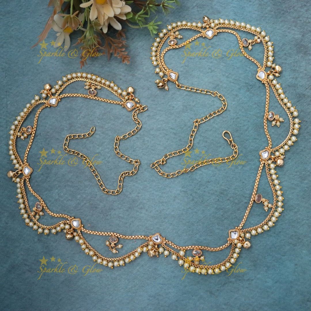 Elevate Your Bridal Look with a Gold Hip Chain