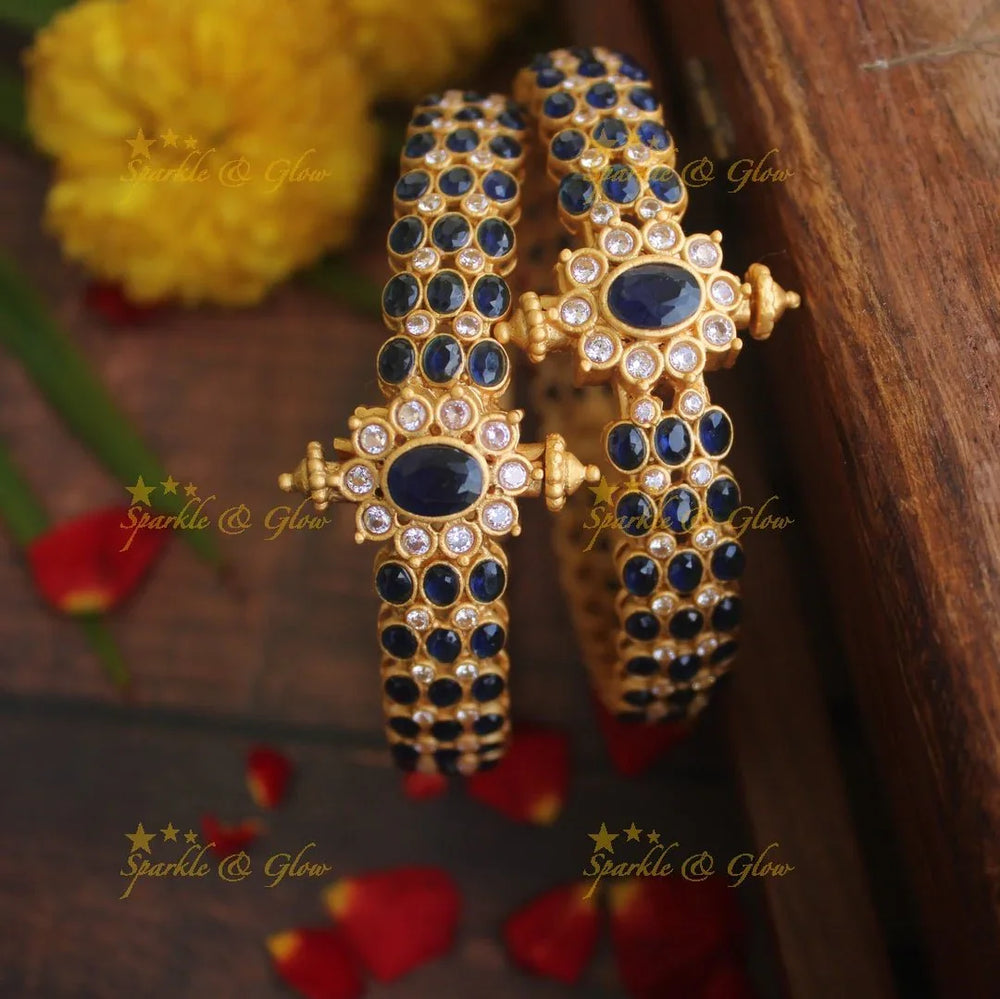 Premium matte kemp bangles bangles - Sparkle and Glow