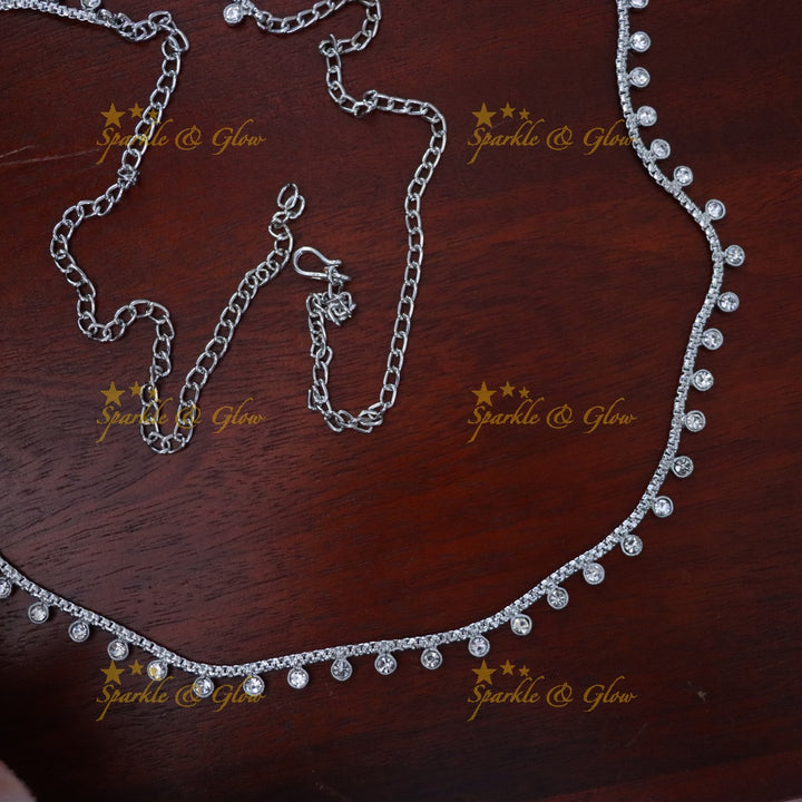 Stunning Silver Hip Chain for Festive Occasions