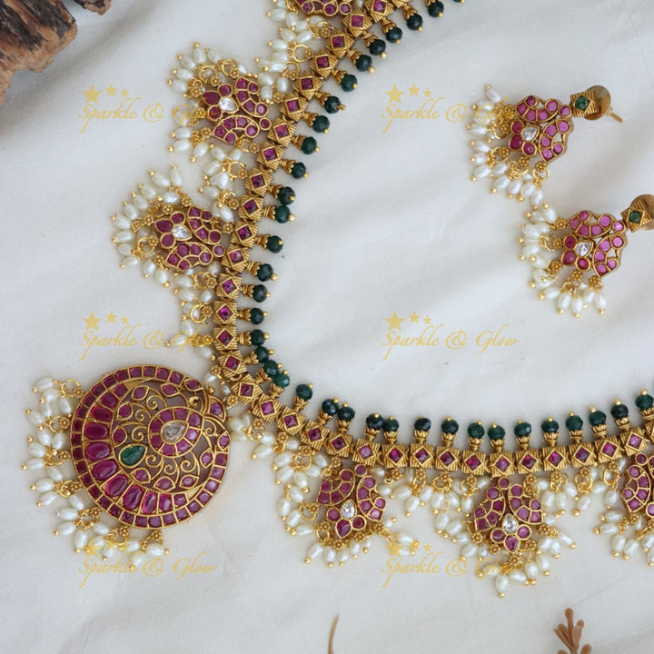 Stunning Gold Necklace Set for Weddings & Festivals