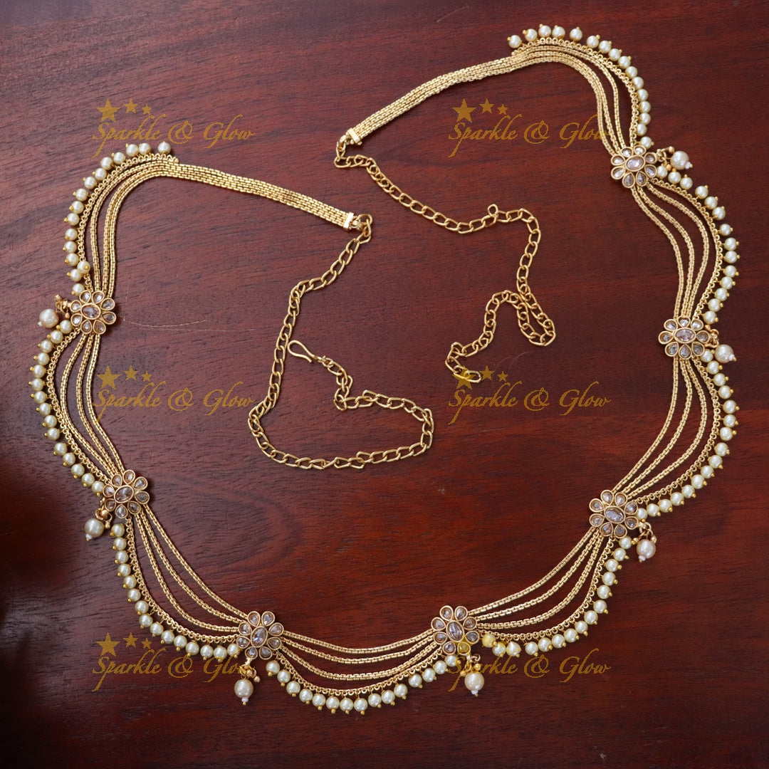 Exquisite Gold Plated Wedding Hip Chain