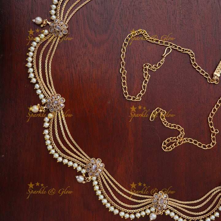 Exquisite Gold Plated Wedding Hip Chain