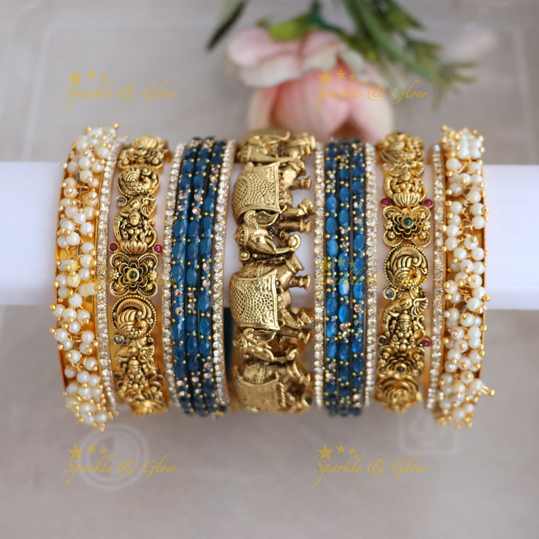 Exquisite Lakshmi Bangle Set - Perfect for Every Occasion