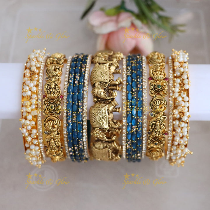 Exquisite Lakshmi Bangle Set - Perfect for Every Occasion