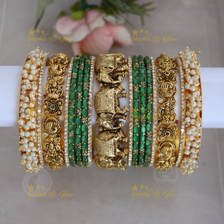 Exquisite Lakshmi Bangle Set - Perfect for Every Occasion