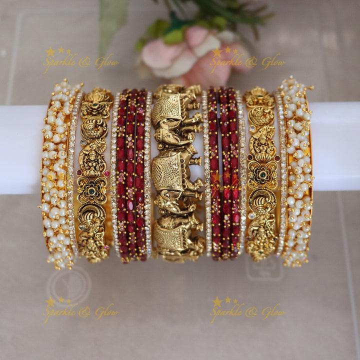 Exquisite Lakshmi Bangle Set - Perfect for Every Occasion