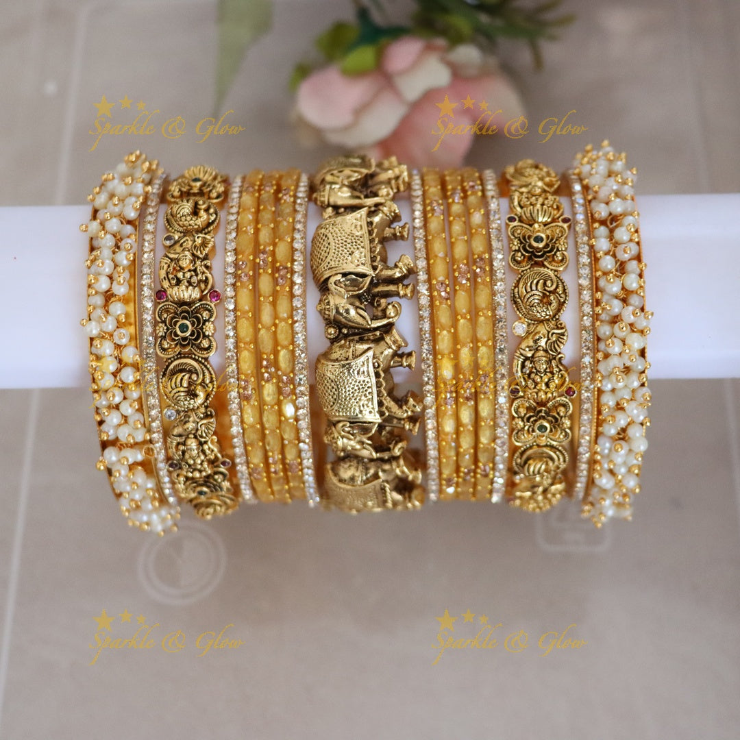 Exquisite Lakshmi Bangle Set - Perfect for Every Occasion