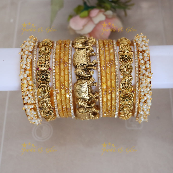 Exquisite Lakshmi Bangle Set - Perfect for Every Occasion