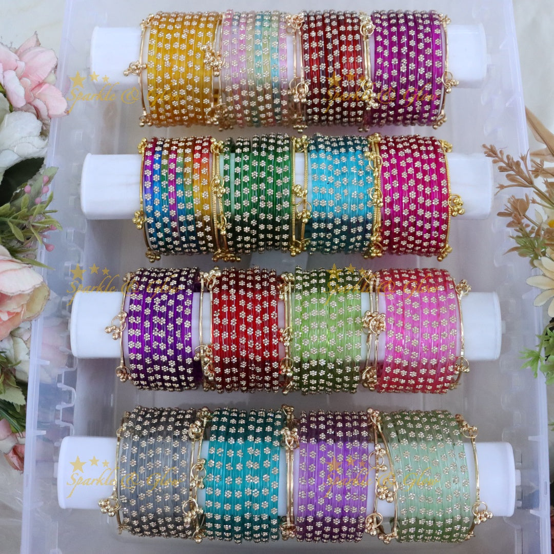 Vibrant Multicolor Bangle Set for Stylish Elegance