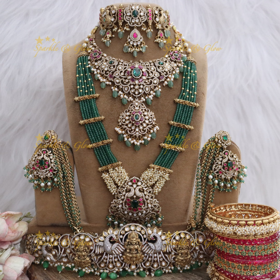 Exquisite Bridal Temple Jewellery Set for Weddings