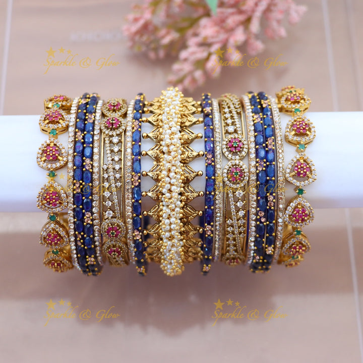 Exquisite  Bangles Set for Graceful Celebrations