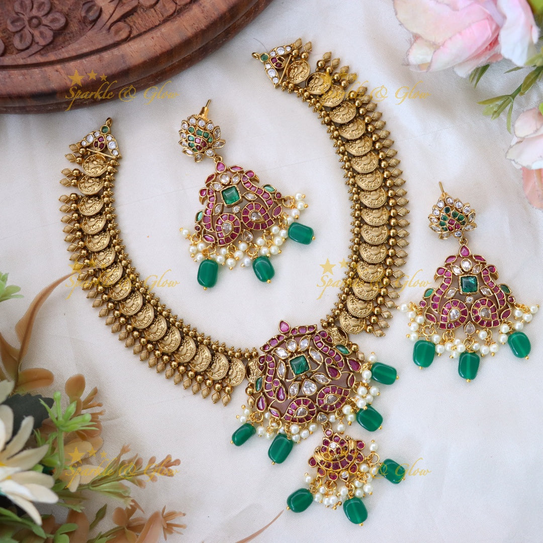 Exquisite Gold-Plated Necklace for Festive Weddings