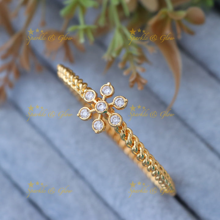 Elegant Gold-Plated Bangle for Weddings & Festivities