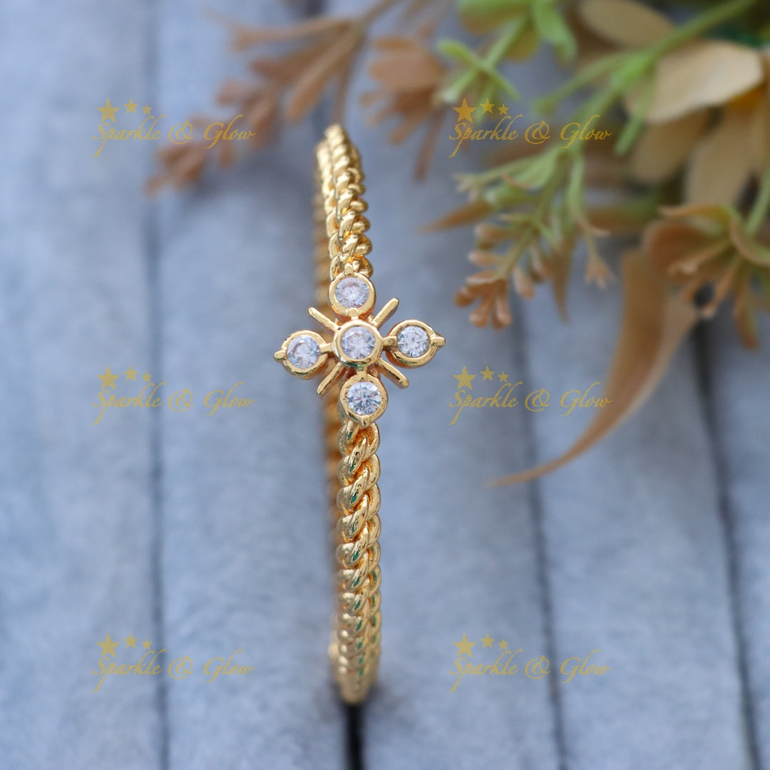 Gold Plated Bangle for Festive Celebrations