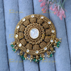 Exquisite Gold Jadabilla Hair Accessory for Weddings