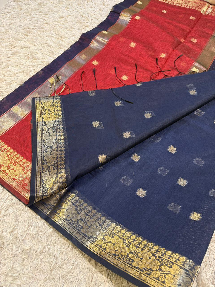 Elegant Banarasi Maheshwari Saree - Perfect for Festive Days