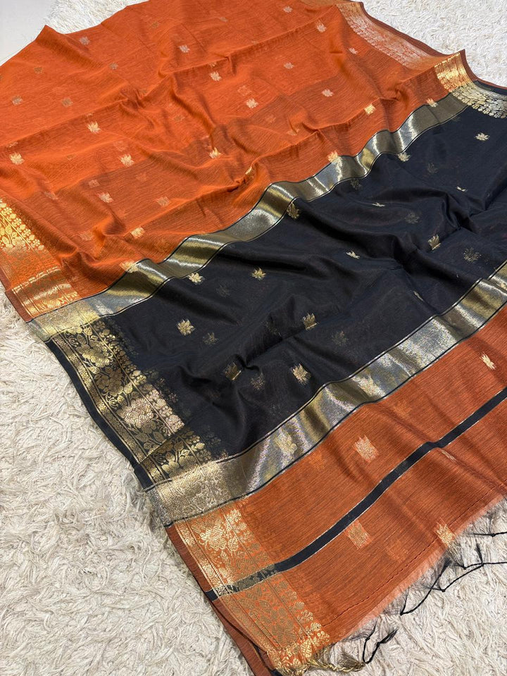 Elegant Banarasi Maheshwari Saree - Perfect for Festive Days