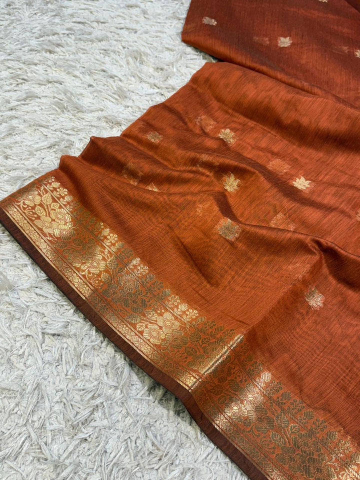 Elegant Banarasi Maheshwari Saree - Perfect for Festive Days