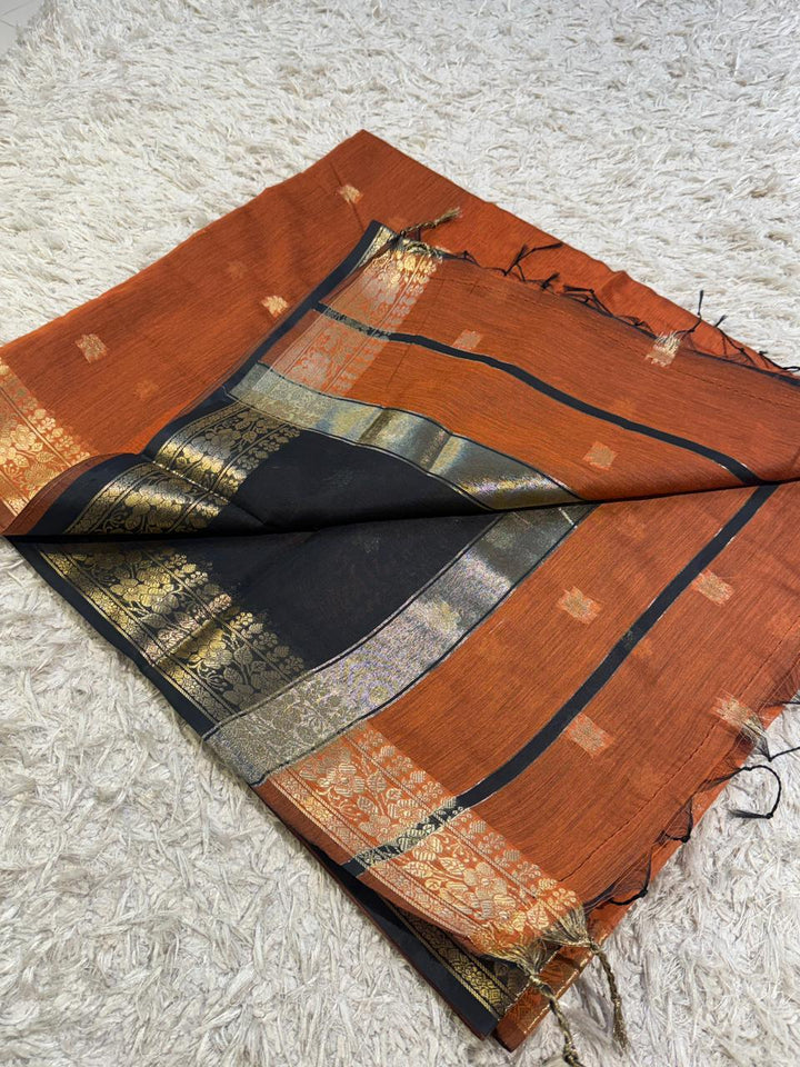 Elegant Banarasi Maheshwari Saree - Perfect for Festive Days