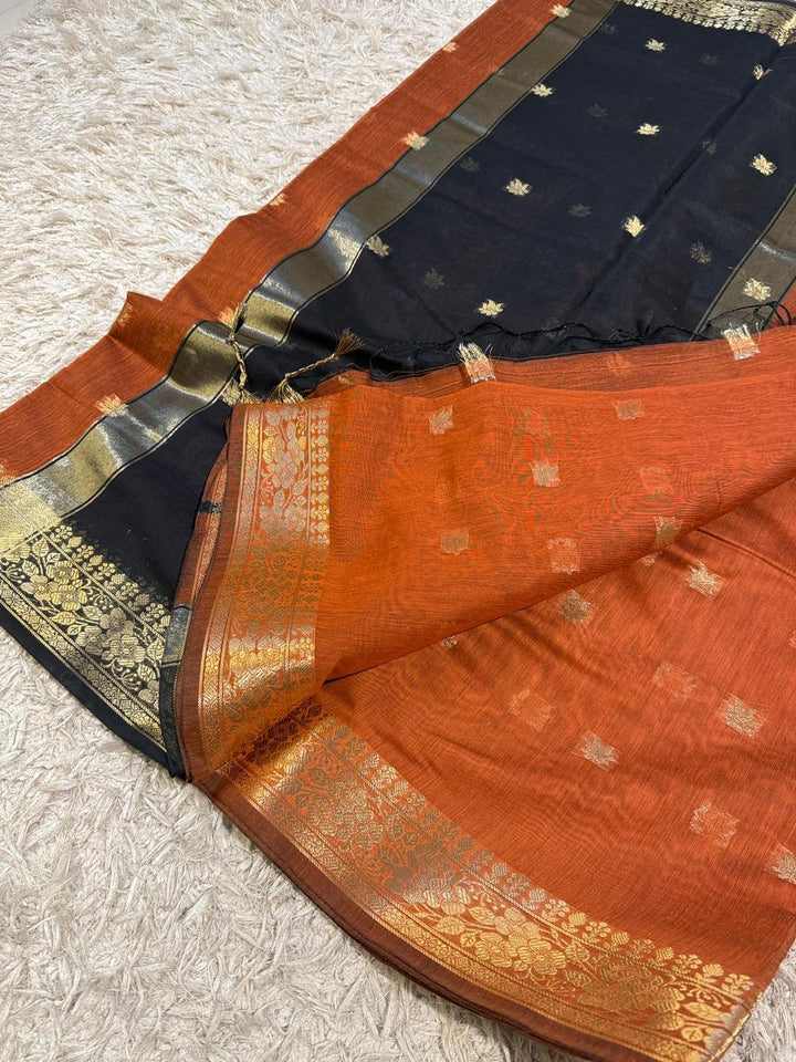 Elegant Banarasi Maheshwari Saree - Perfect for Festive Days