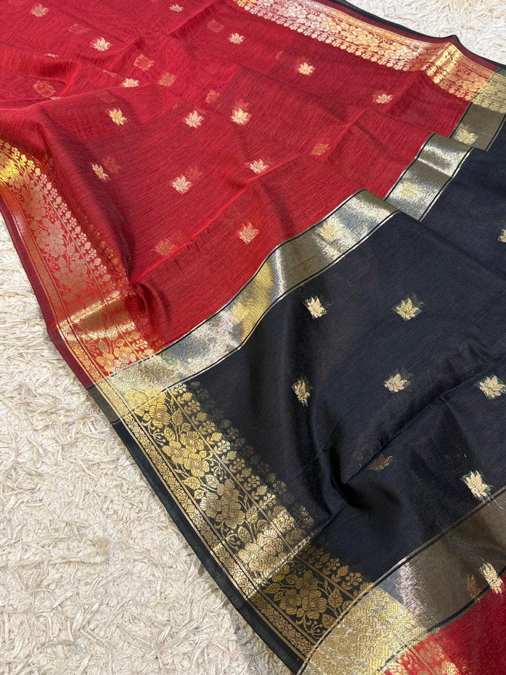 Elegant Banarasi Maheshwari Saree - Perfect for Festive Days
