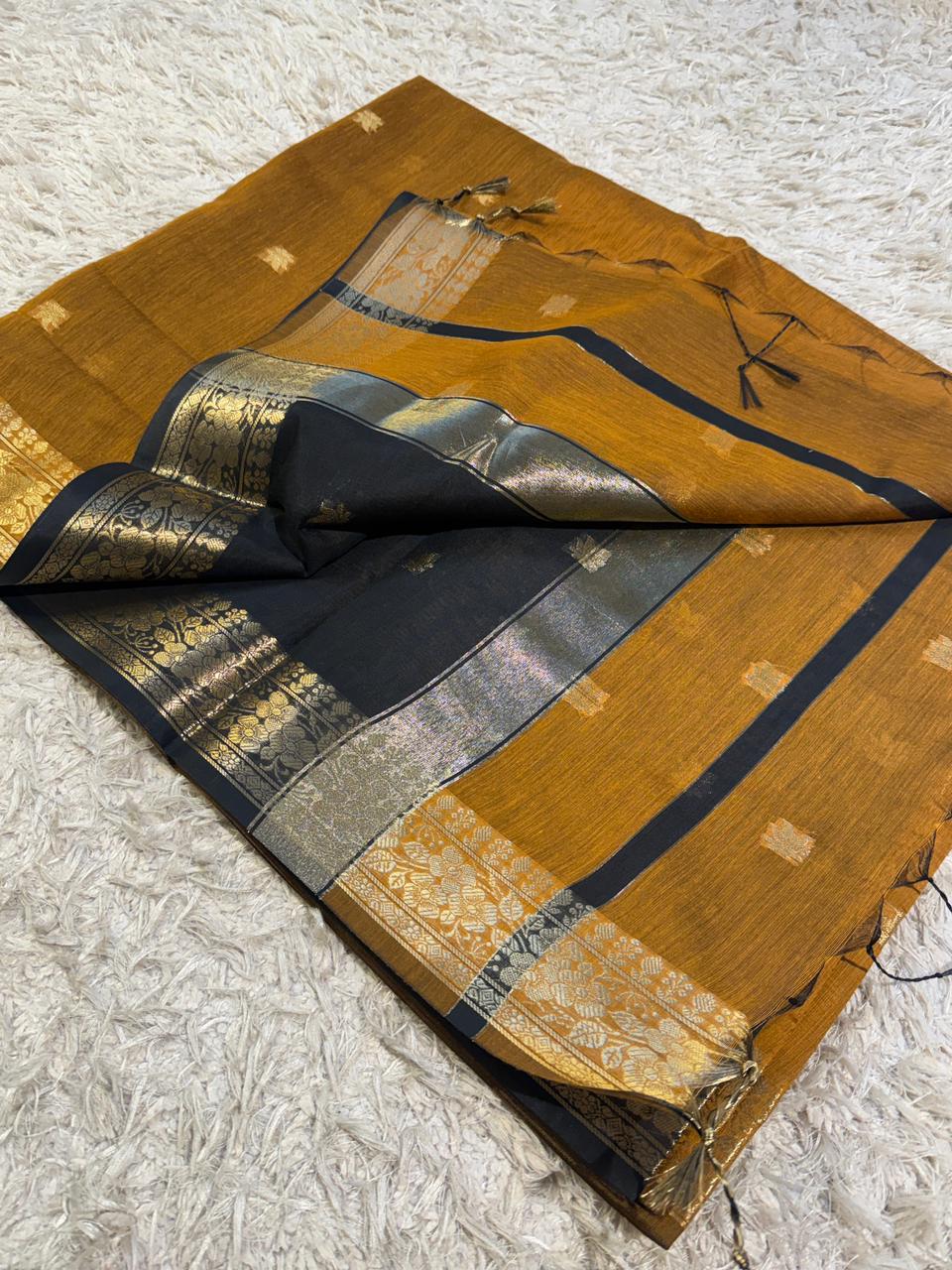 Elegant Banarasi Maheshwari Saree - Perfect for Festive Days
