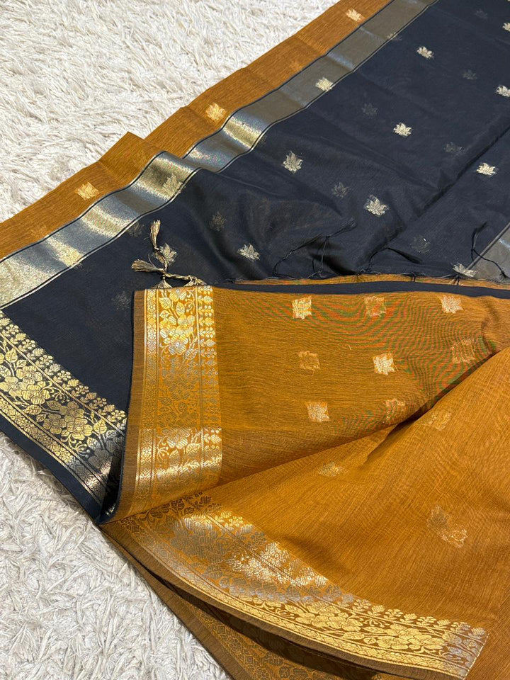 Elegant Banarasi Maheshwari Saree - Perfect for Festive Days