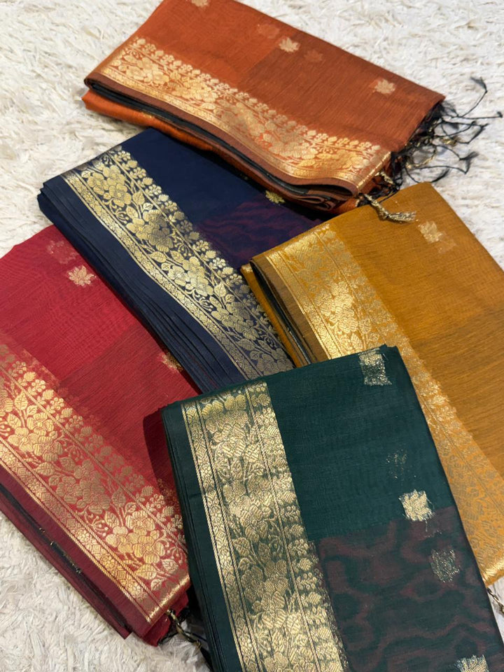 Elegant Banarasi Maheshwari Saree - Perfect for Festive Days