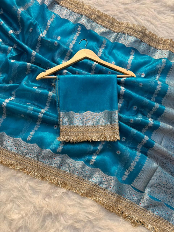 Luxurious Banarasi Tissue Organza Sarees for Weddings