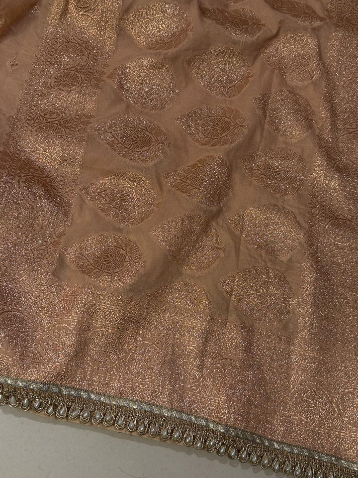 Exquisite Banarasi Tissue Silk Saree for Weddings