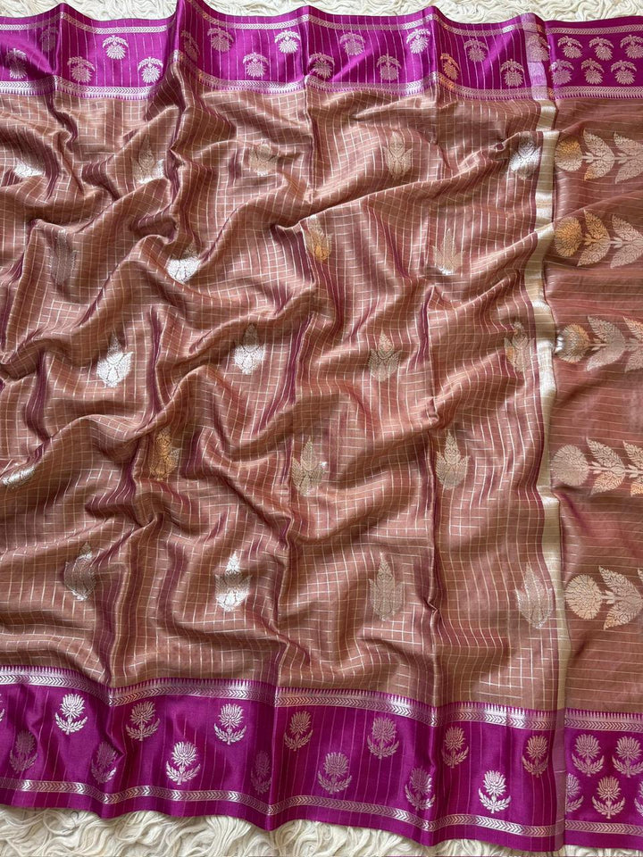 Elegant Banarasi Tissue Organza Saree for Exquisite Events