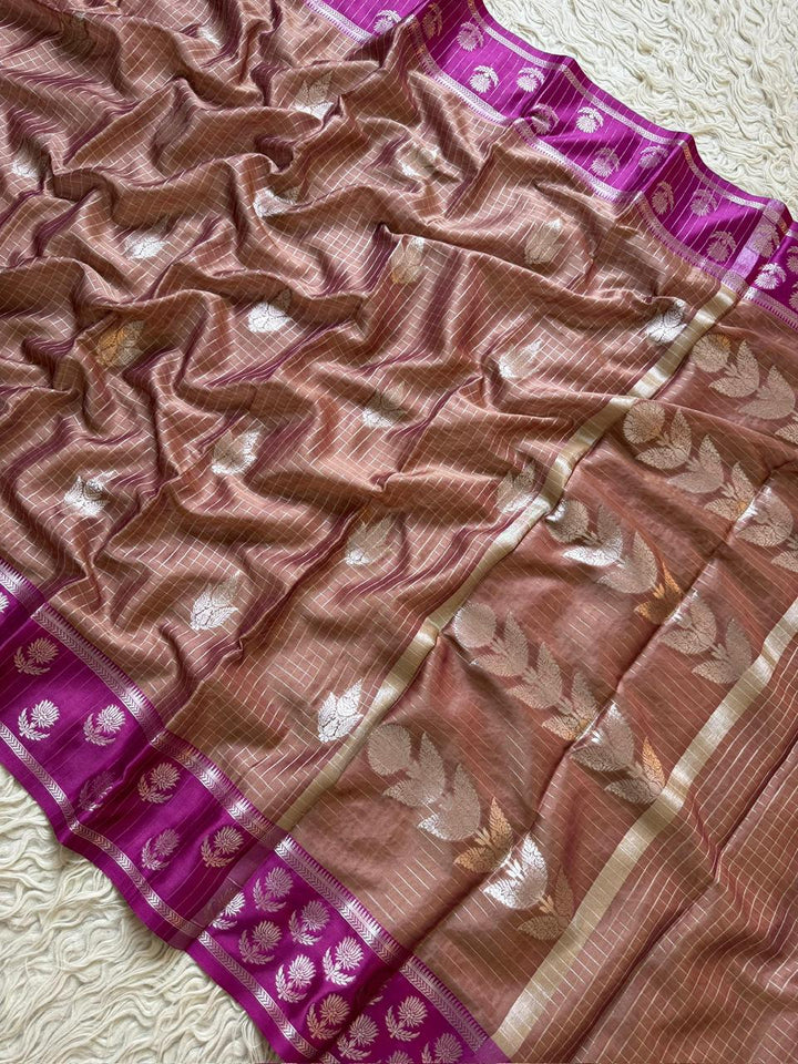 Elegant Banarasi Tissue Organza Saree for Exquisite Events