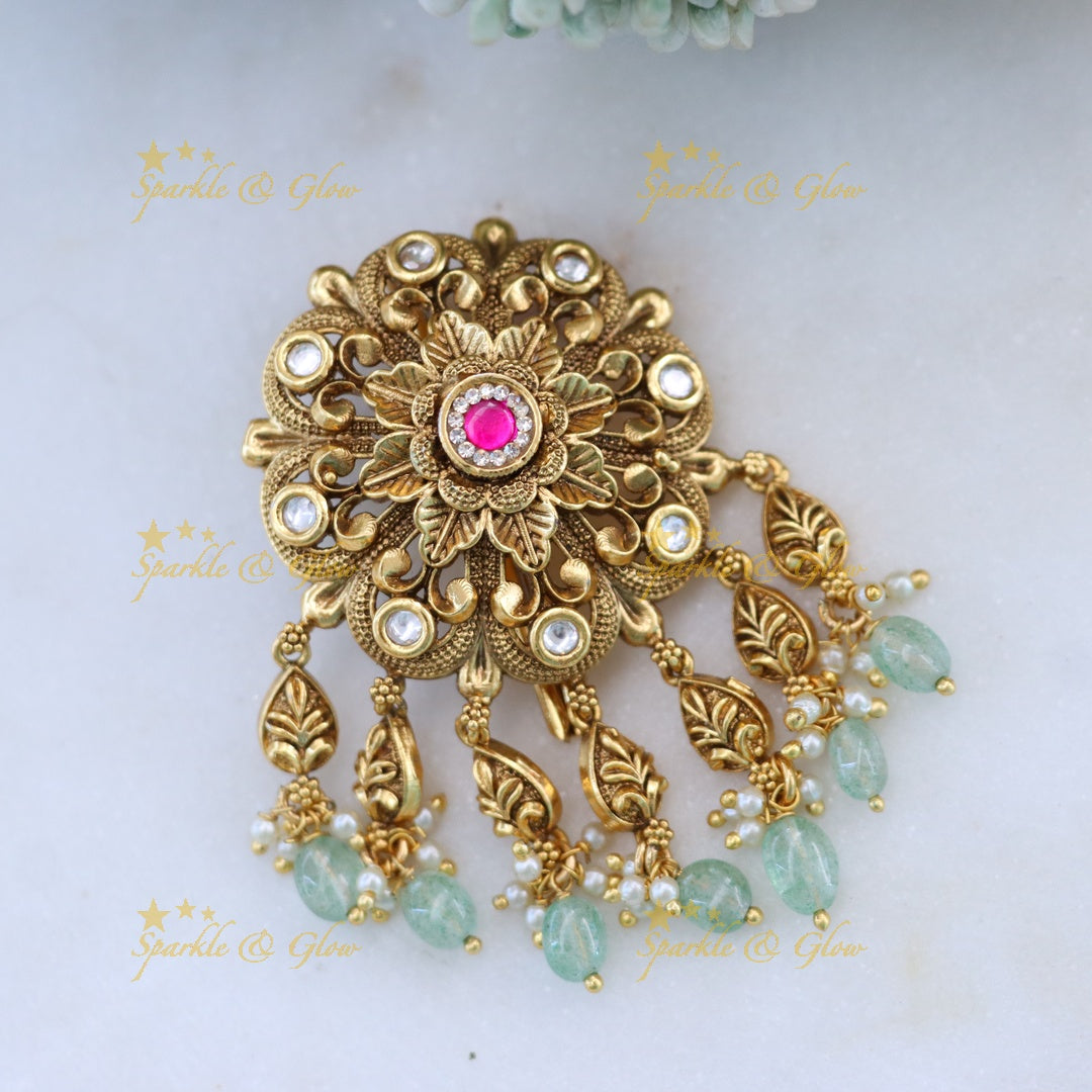 Exquisite Jadabilla Gold Hair Accessory for Celebrations