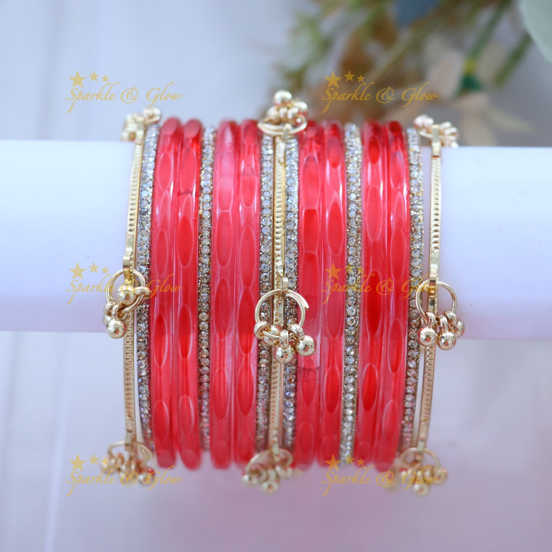Elegant Black and Gold Bangles Set - Perfect for Every Style