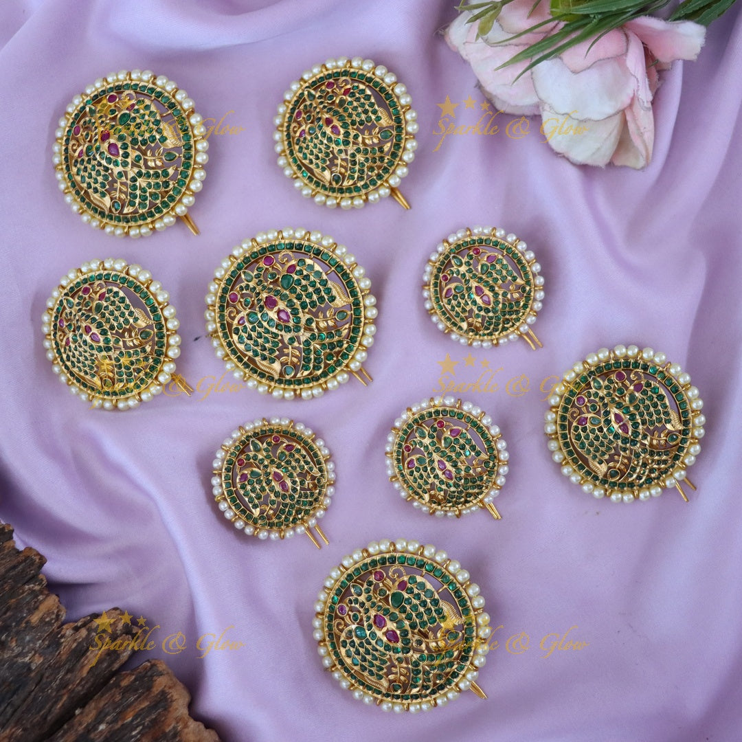 Elegant Gold Jadabilla Hair Accessories for Weddings