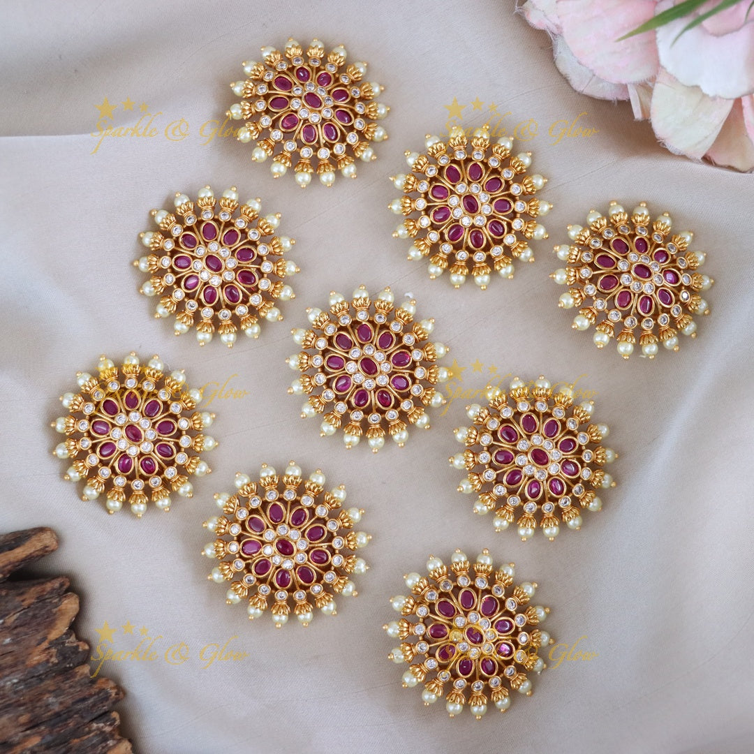 Exquisite Gold Jadabilla Hair Pieces for Weddings