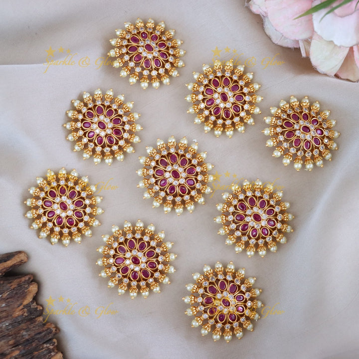Exquisite Gold Jadabilla Hair Pieces for Weddings