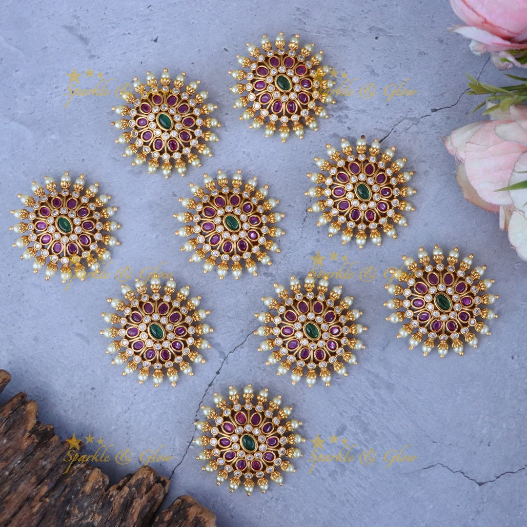 Exquisite Gold Jadabilla Hair Pieces for Weddings